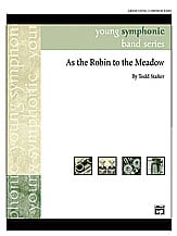 As the Robin to the Meadow Concert Band sheet music cover